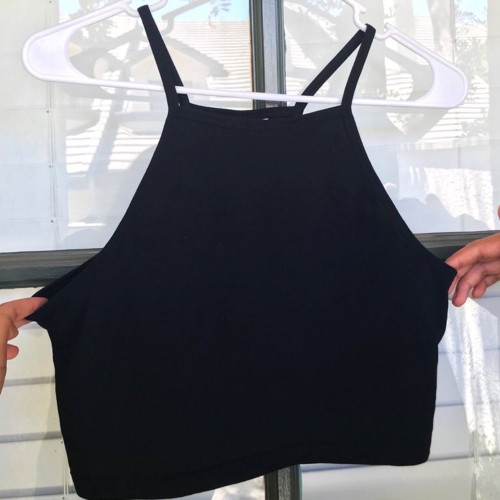 FREE Black Crop Top